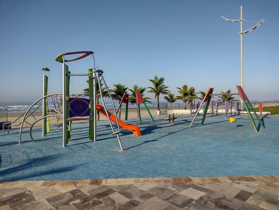 公寓 Pe Na Areia 02 Praia Grande (Santos)